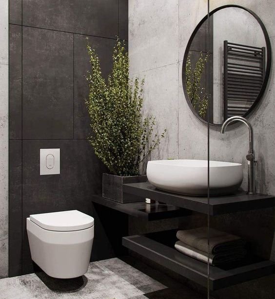 Grifo de calidad en baño moderno