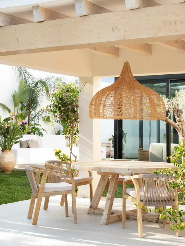 Casa en Ibiza, exteriores terraza decoración jardín